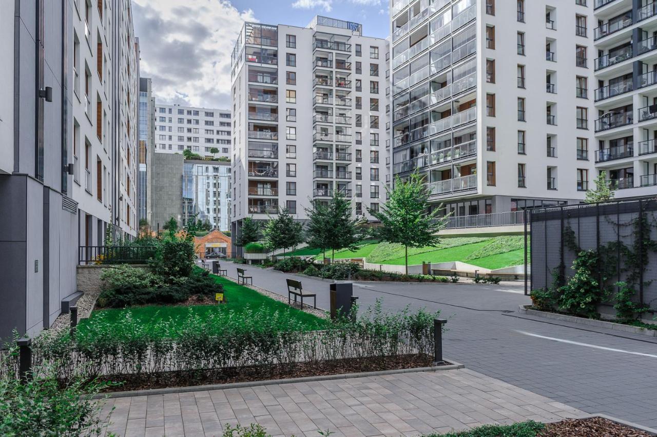 Modern Apartments With Access To The Pool Near Rondo Daszynskiego Station Warschau Exterior foto