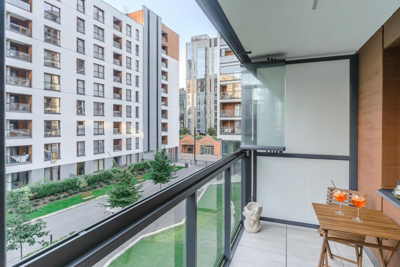 Modern Apartments With Access To The Pool Near Rondo Daszynskiego Station Warschau Exterior foto